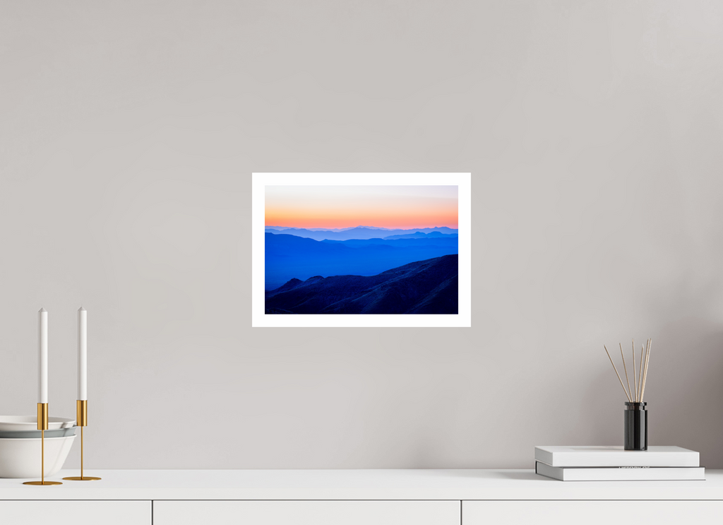 12 x 8″, canson baryta prestige II Sunrise on Dantes Peak