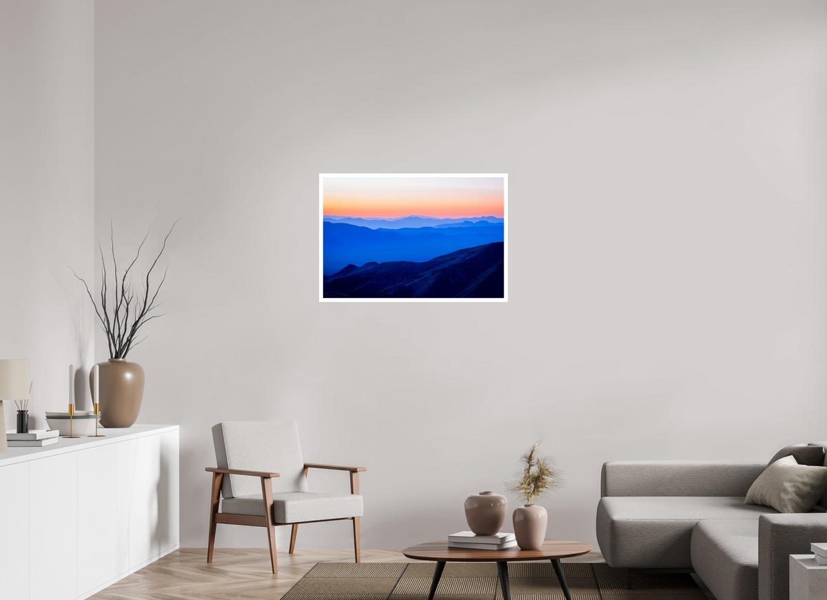 36 x 24″, canson baryta prestige II Sunrise on Dantes Peak