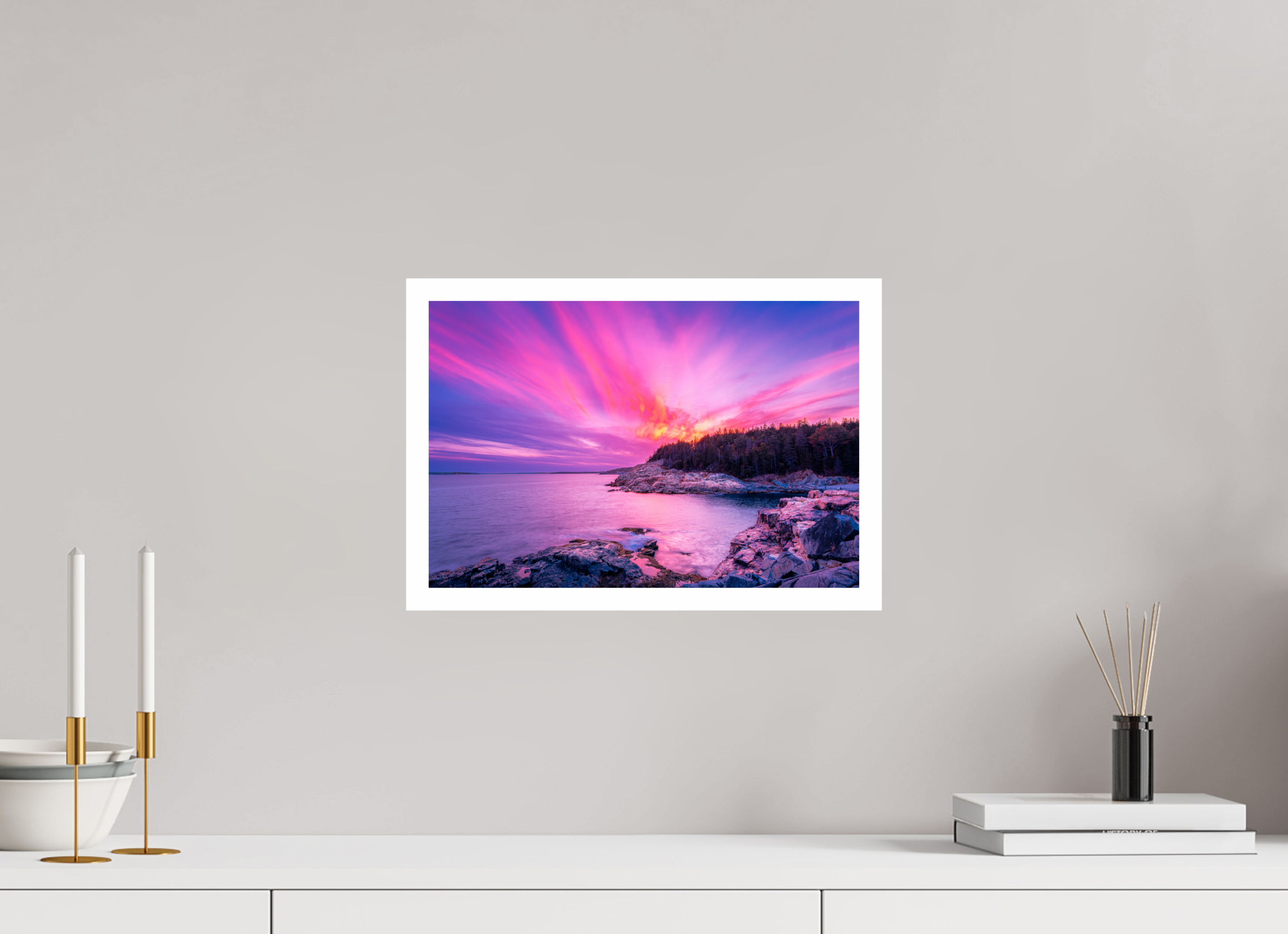 15 x 10″, canson baryta prestige II pink sunset