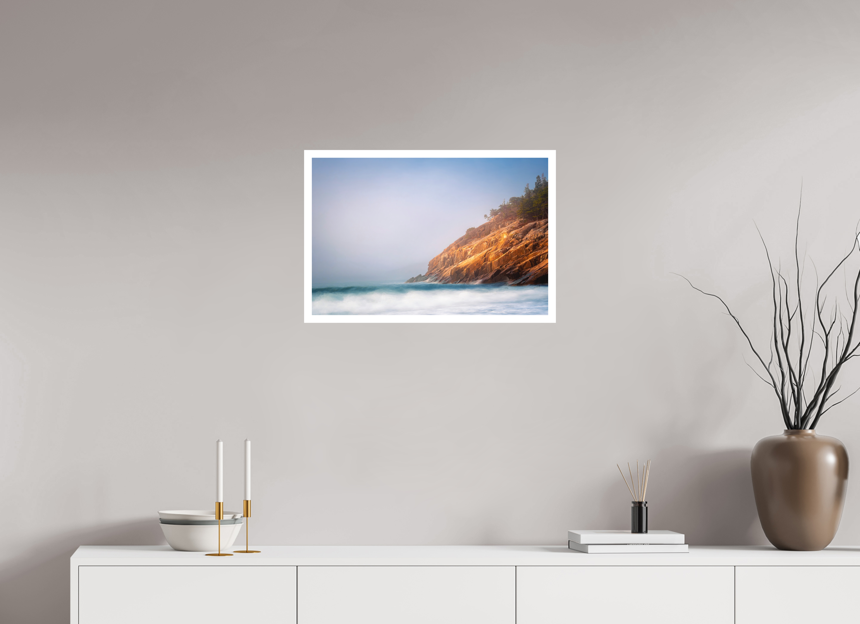 24 x 16″, germanetchsuperres resisting a fog