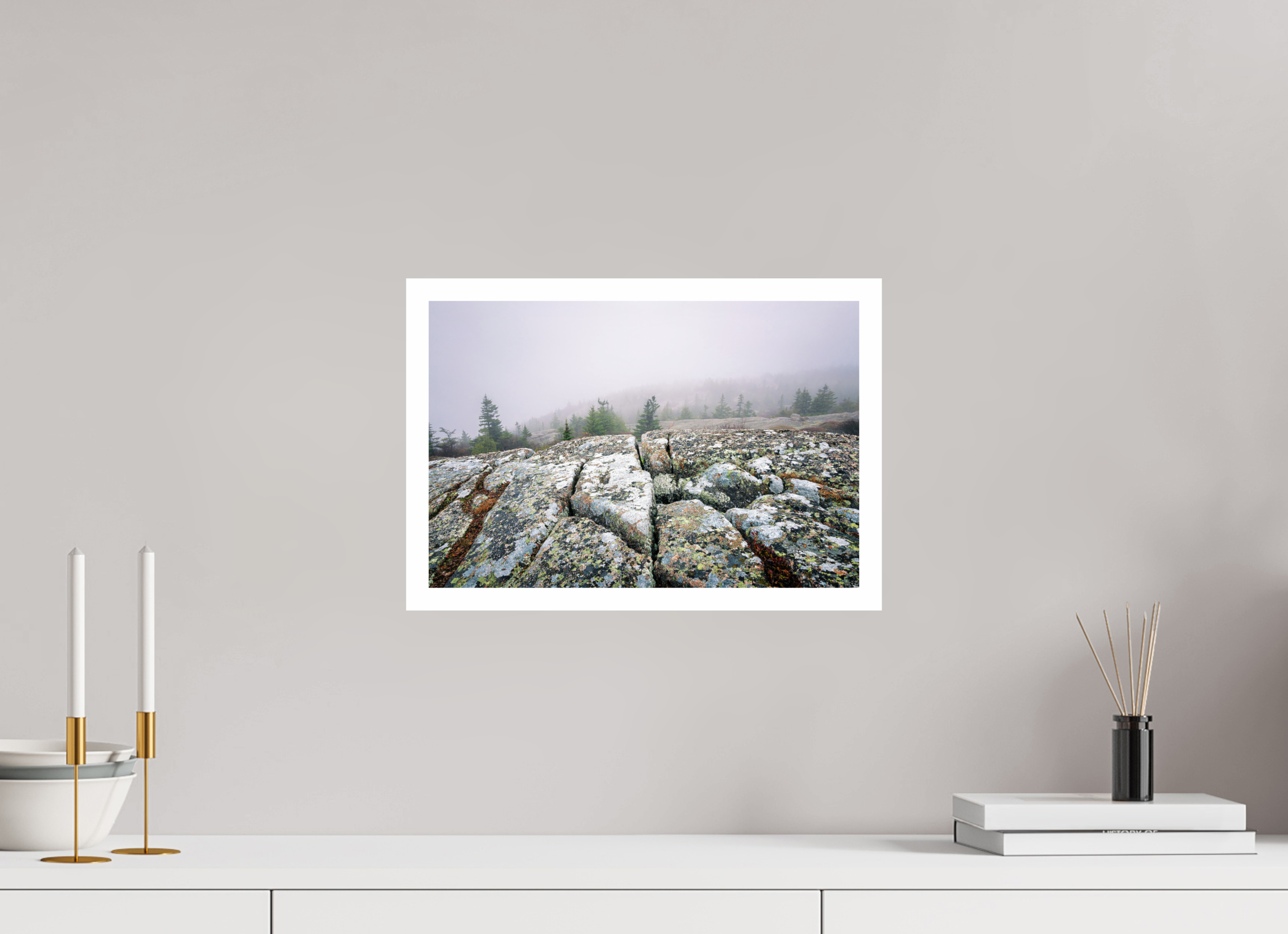 15 x 10″, HMPHOTRAGBARYTASUPERRES080BORDER lichen summit