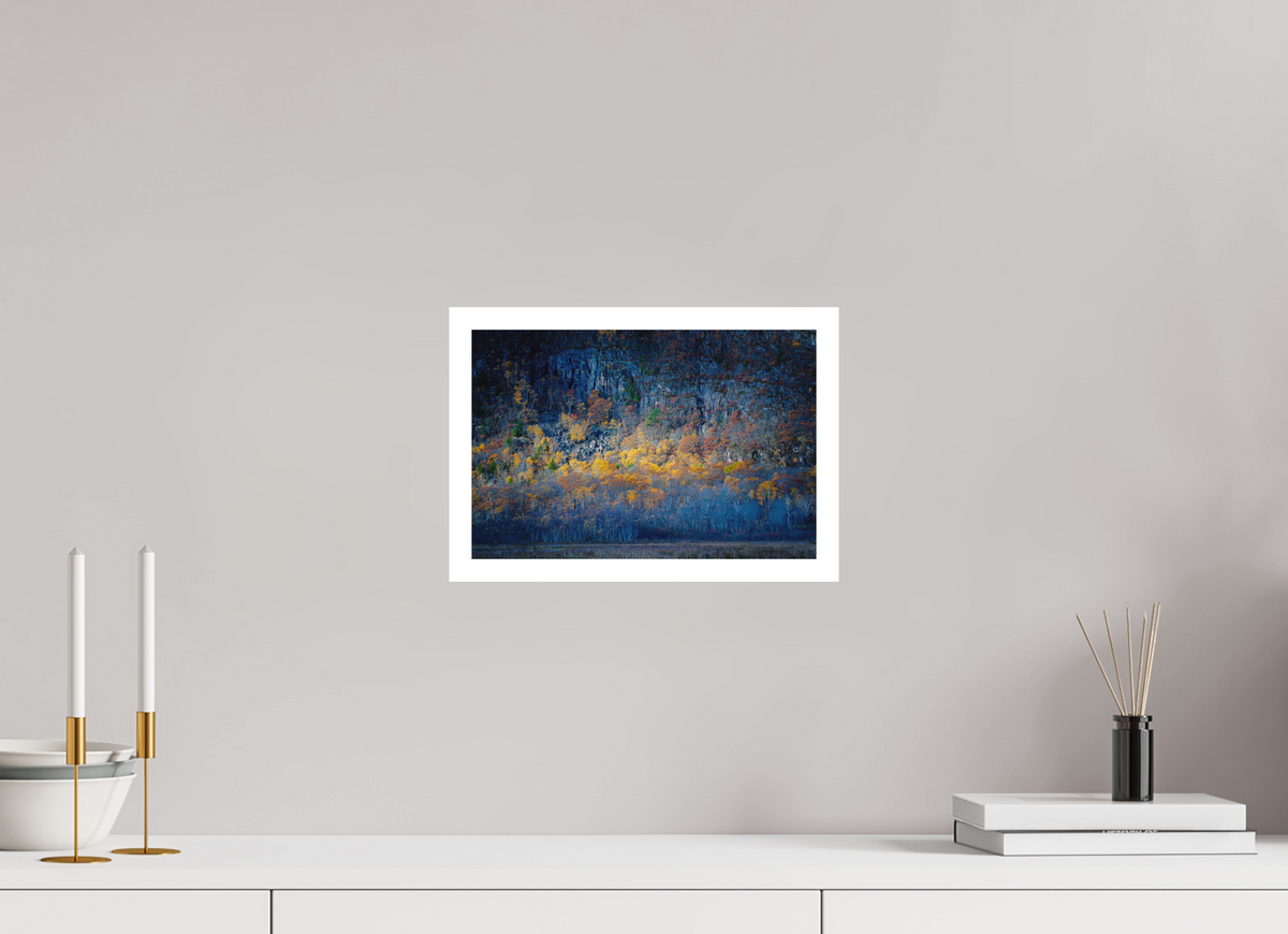 12 x 8″, germanetchsuperres Where the Mountain Burns after Rain