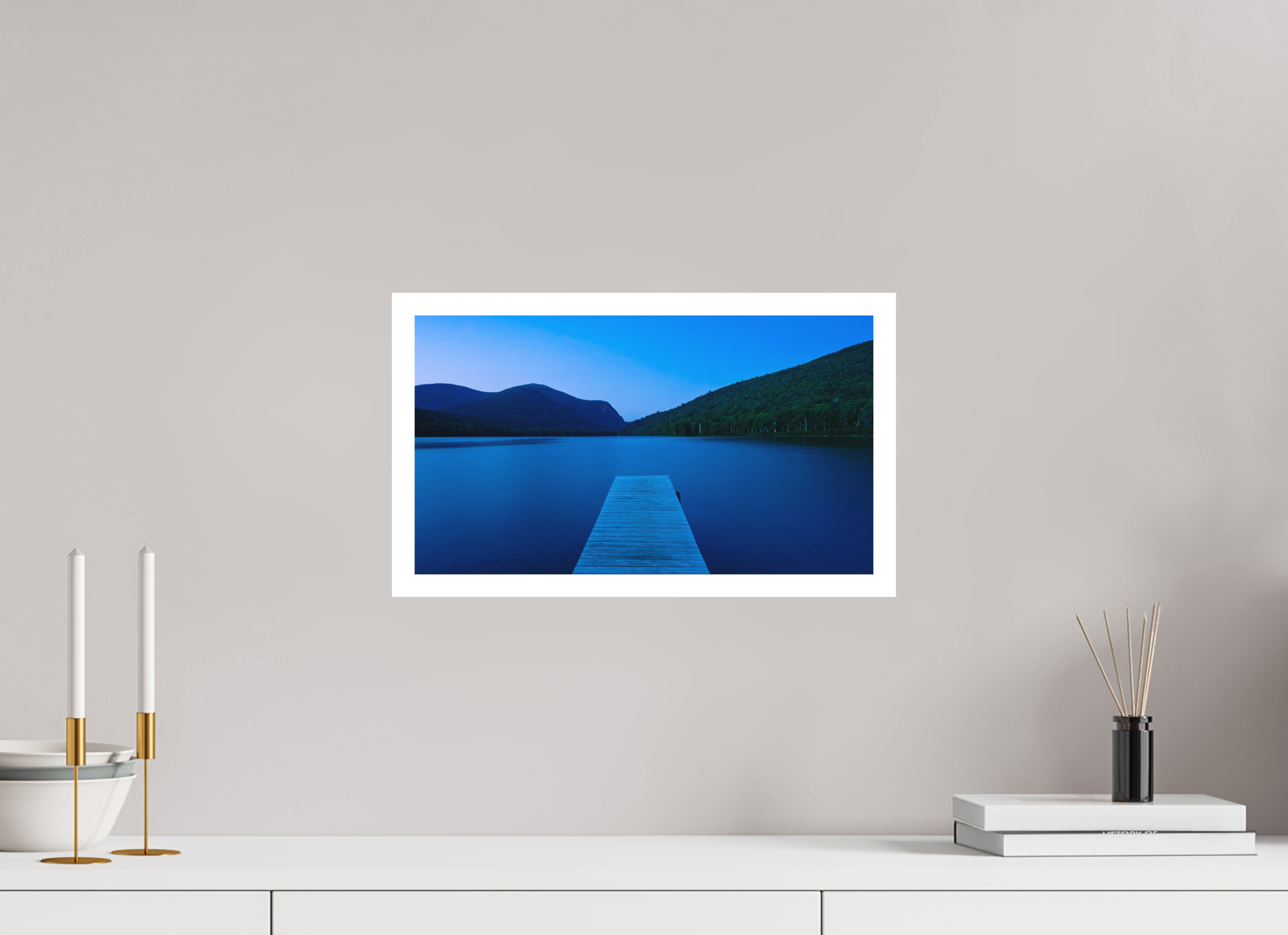 16 x 9″, Hahnemuehle German Etching blue awakening