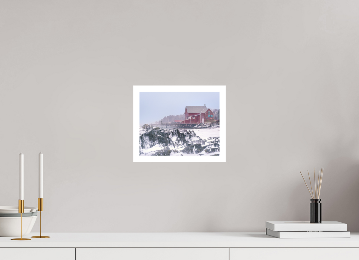 10 x 8″, germanetchsuperres Nor'easter Maine Coast