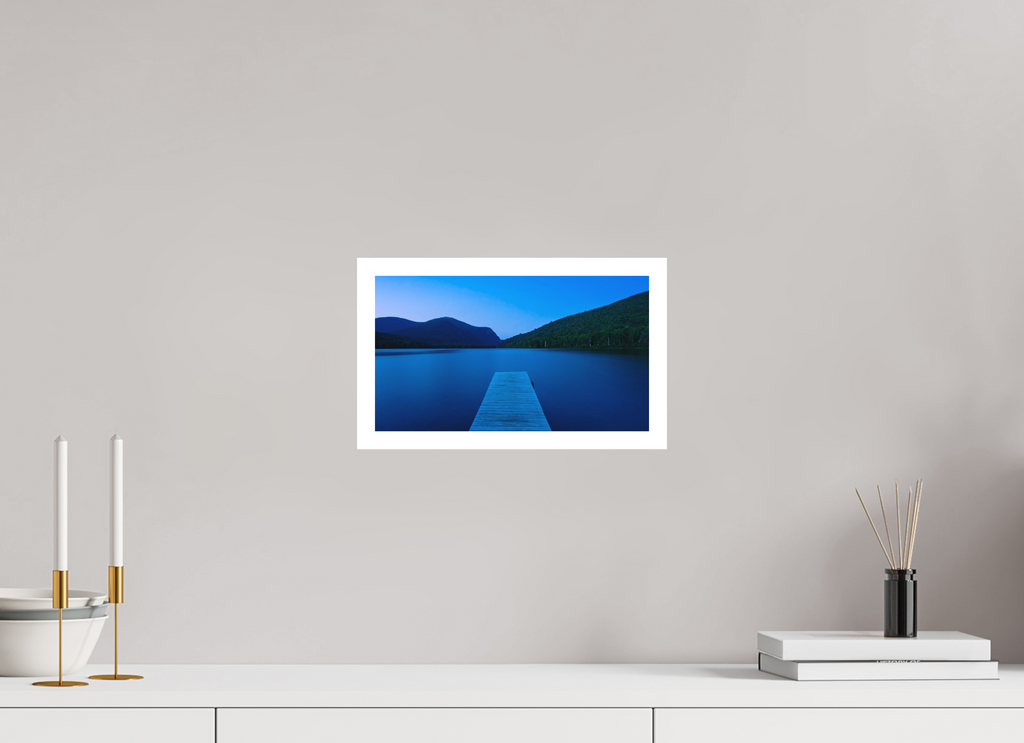 12 x 6.8″, Hahnemuehle German Etching blue awakening