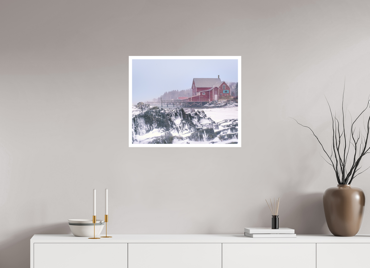 25 x 20″, germanetchsuperres Nor'easter Maine Coast